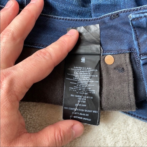 G-Star Cut off Jean shorts - Picture 8 of 13